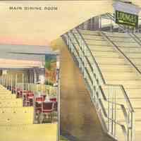 Postcard: Excell Restaurant, Jersey City, NJ