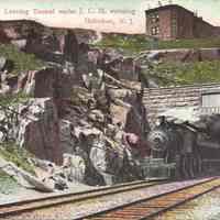 Postcard: Railroad, Hoboken, NJ