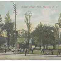 Postcard: Hudson Square Park, Hoboken, N.J. No date, circa 1901-1907; unposted.