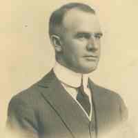 B+W photo of Bernard M. McFeely, Commissioner of Public Safety, Hoboken, N.J., 1921.