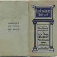 Lackawanna Railroad. Pocket Maps. The Road of Anthracite in N.Y., N. J., Penn. Published by Passenger Dept., N.Y. 1904.