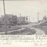 Postcard: Highwood Park, Weehawken, NJ