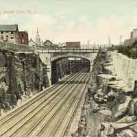 Postcard: Erie RR, Jersey City, NJ