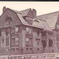 Postcard: Carteret Club, Jersey City, NJ