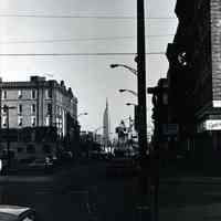 Digital image of b+w photo of 14th Street near Garden St., Hoboken looking east, no date, ca. early 1980.