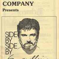 Program: "Side by Side by Sondheim." Renaissance Theatre Co., Hoboken, September 1980.