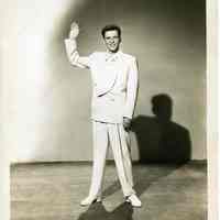 Sinatra photo: Frank Sinatra in costume, publicity still from "Till The Clouds Roll By," MGM, 1947; Radio City Music Hall presentation.