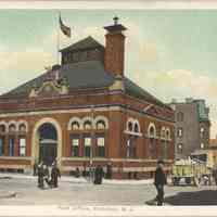 Postcard: Post Office, Hoboken, NJ