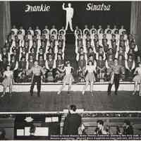 B+W copy photo of stage presentation, A Tribute to Frank Sinatra, Rialto Theatre, Hoboken, December 8-12, 1948