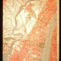          Detail from unidentified map of New York Harbor with Hoboken picture number 1
   