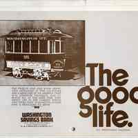 Calendar: The Good Life. 1977 Appointment Calendar. Washington Savings Bank, 101 Washington St., Hoboken, N.J. & 6 branches.