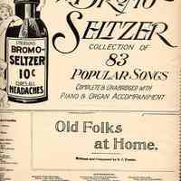 Sheet music for "Old Folks at Home" Written and Composed by S[tephen]. C. Foster.