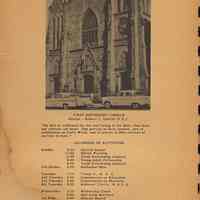          pg [ii]: photo of First Methodist Church exterior; calendar of activities
   