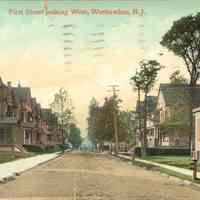 Postcard: First Street, Weehawken, NJ