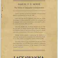          back: Samuel F.B. Morse tribute
   
