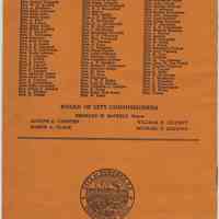          back cover: Committee, Women's Division, Board of City Commissioners
   