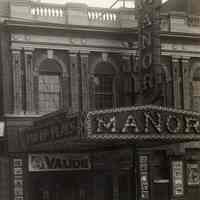          detail right: The Manor (Theater), Photo Plays
   