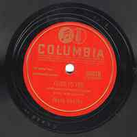 Record: "Close To You." Vocal by Frank Sinatra. With The Bobby Tucker Singers. Columbia Records. 78 rpm. No.36678[CO33249].