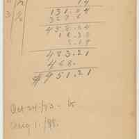          reverse with pencil calculations and notes
   