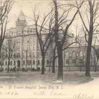 Postcard: St. Francis Hospital, Jersey City, NJ