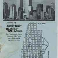 Hoboken Numbers & Map. Courtesy of Murphy Realty, 100 Washington St., Hoboken. N.d., ca. 1995-1997.