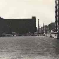 Digital image of B+W photo of the Hoboken waterfront, Hoboken, circa 1987.