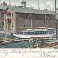 Postcard: Atlantic Yacht Club House, Hoboken, NJ