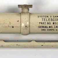 Telescope, Keuffel & Esser Co. 5010 made for experimental surface-to-air missile system, n.d, ca. 1947-1951.