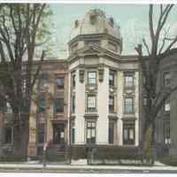 Postcard: Eagan School, Hoboken, N.J. Postmarked August 26, 1910.