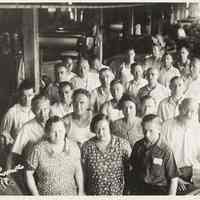 B+W photo of R. Neumann & Co. graining shop, Hoboken, August 7, 1939.