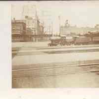 Postcard: Railroad, Hoboken, NJ