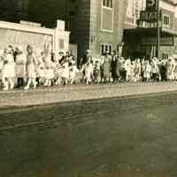 B+W photo of Maypole parade, Hoboken, June 4, 1921.