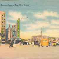 Postcard: Journal Square, Jersey City, NJ
