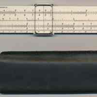 Slide rule, 5" pocket, model 4150-1 made by Keuffel & Esser Co., n.d., ca. late 1940s to 1960.