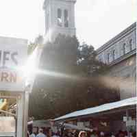          3: view of zeppole stand at Feast, 7th west of Jefferson St.
   