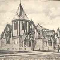 Postcard: Park Methodist Episcopal Church, Weehawken, NJ