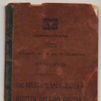          Rule book: Automatic Block & Interlocking Signals. D.L. & W. Railroad, effective Dec.1900. picture number 19
   