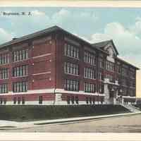 Postcard: High School, Bayonne, NJ