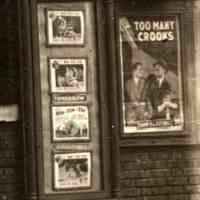          detail right: Manor lobby cards and poster
   