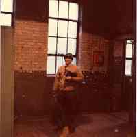 Digital scan of color photo of Bethlehem Steel Hoboken Shipyard, Hoboken, no date, circa 1970-1980.