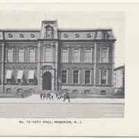 Postcard: No. 13 - City Hall, Hoboken, N.J., no date, ca. 1901-1907.