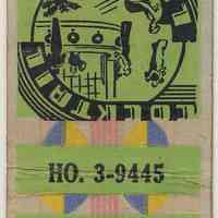 Matchbook cover: Hotel Victor, Hoboken, N.J. No date, ca. 1935-1950.