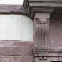          42: detail left corbel above entrance in image 41, south facade
   