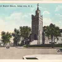 Postcard: Parmley Memorial Baptist Church, Jersey City, NJ