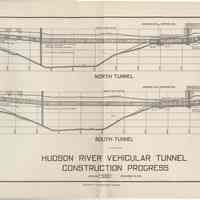          Appendix; plate 17: Hudson River Vehicular Tunnel Construction Progress
   