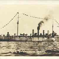 Postcard: Ship "Birmingham", Hoboken, NJ