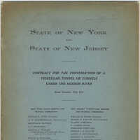          Contract for Construction of Vehicular [Holland] Tunnel or Tunnels Under the Hudson River. Dec. 1919. picture number 23
   