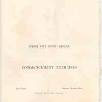 Digital images of Commencement Program, Jersey City State College, June 9, 1960, Jersey City, N.J.