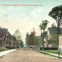 Postcard: First Street, Weehawken, NJ