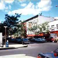 Color photo of the NJ Transit Train Festival, Hoboken 1989.